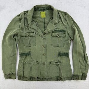 Pulp Jacket Womens Olive Army‎ Green Military Utility Streetwear Medium